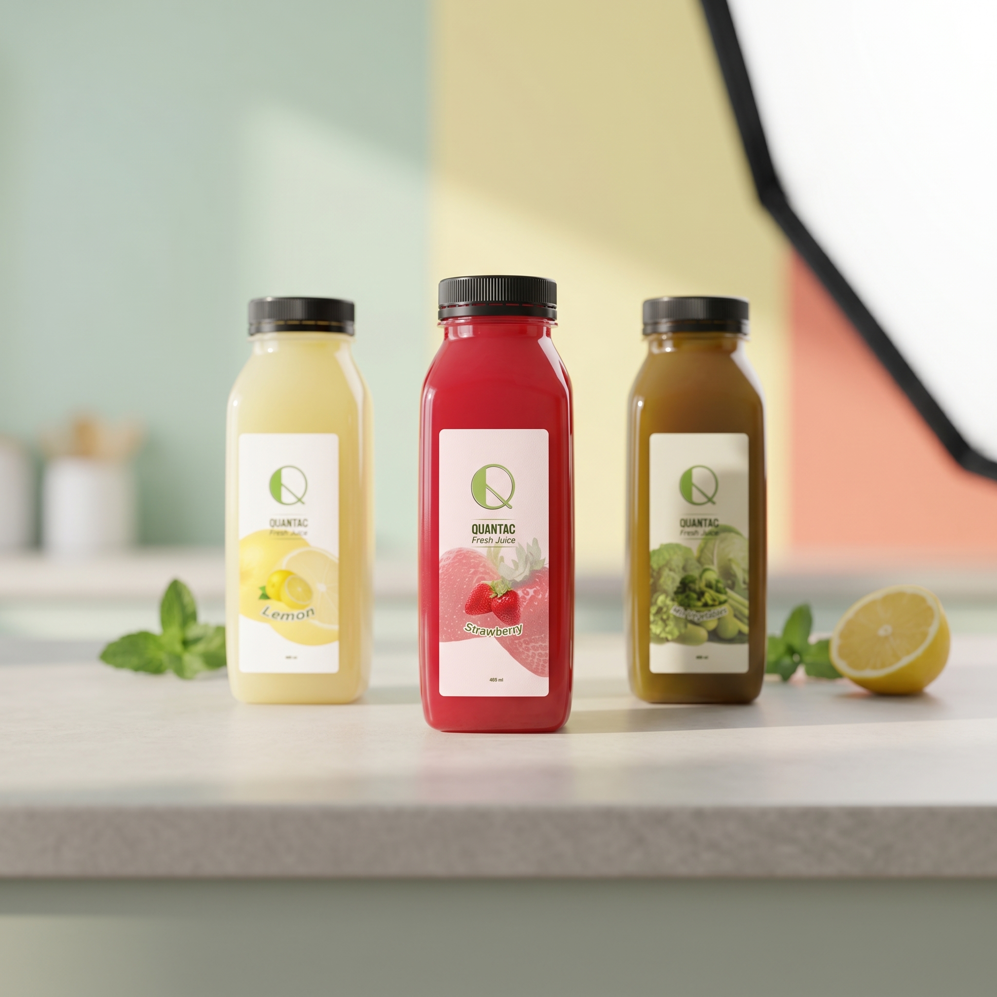 Juice Bottle Label