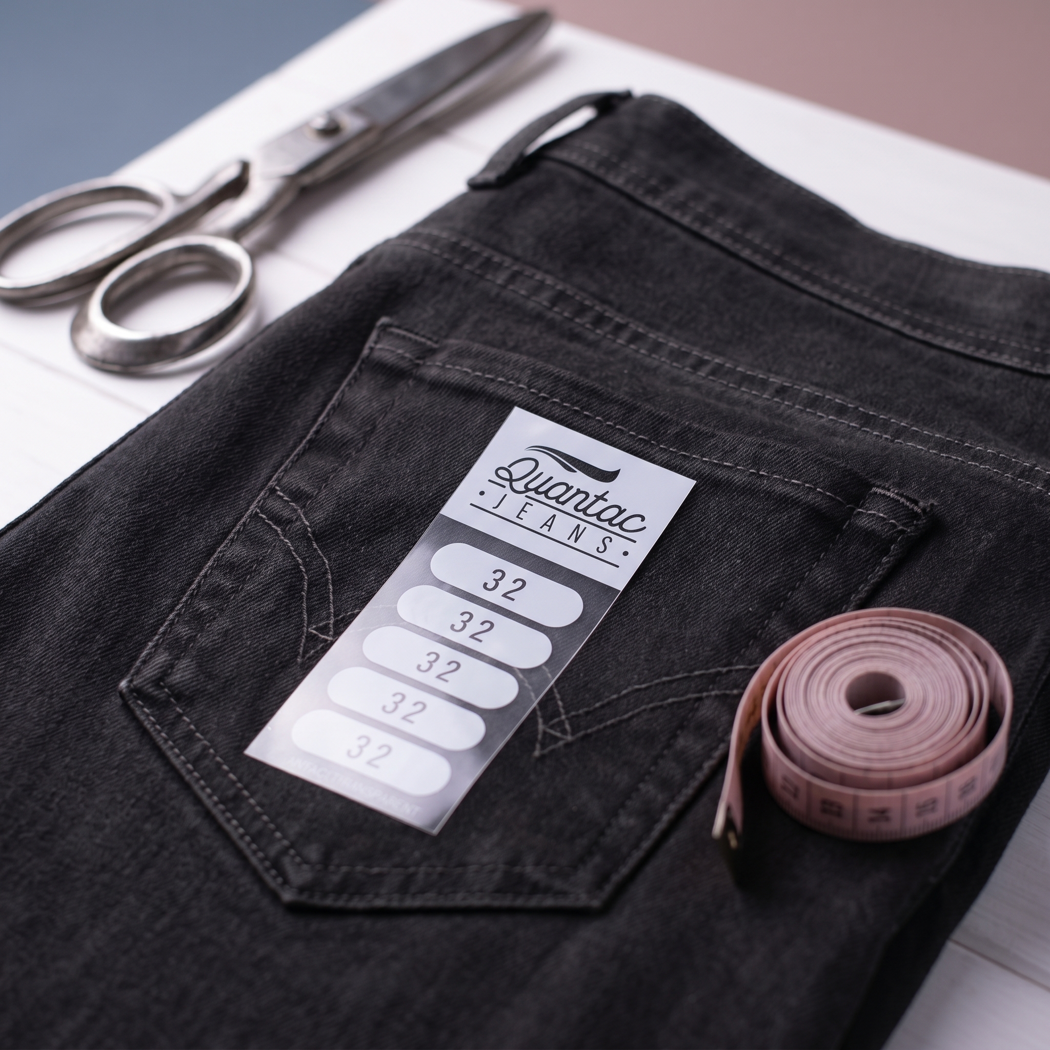 Jeans Size Label Sticker